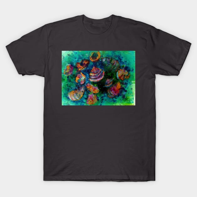 To Be Seen Under water/3 T-Shirt by Marsal